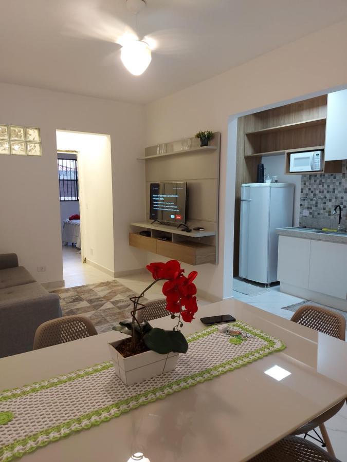 Apto Aconchegante Pe Na Areia Guaruja Luaran gambar