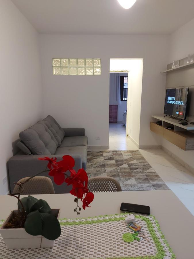 Apto Aconchegante Pe Na Areia Guaruja Luaran gambar